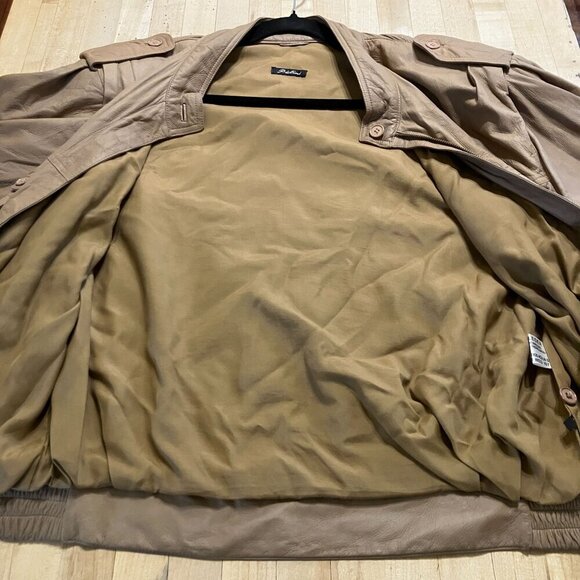 Echtes Womens Lambskin Leather Freiburg West Germany Bomber Jacket Medium SP GDD - Picture 11 of 12